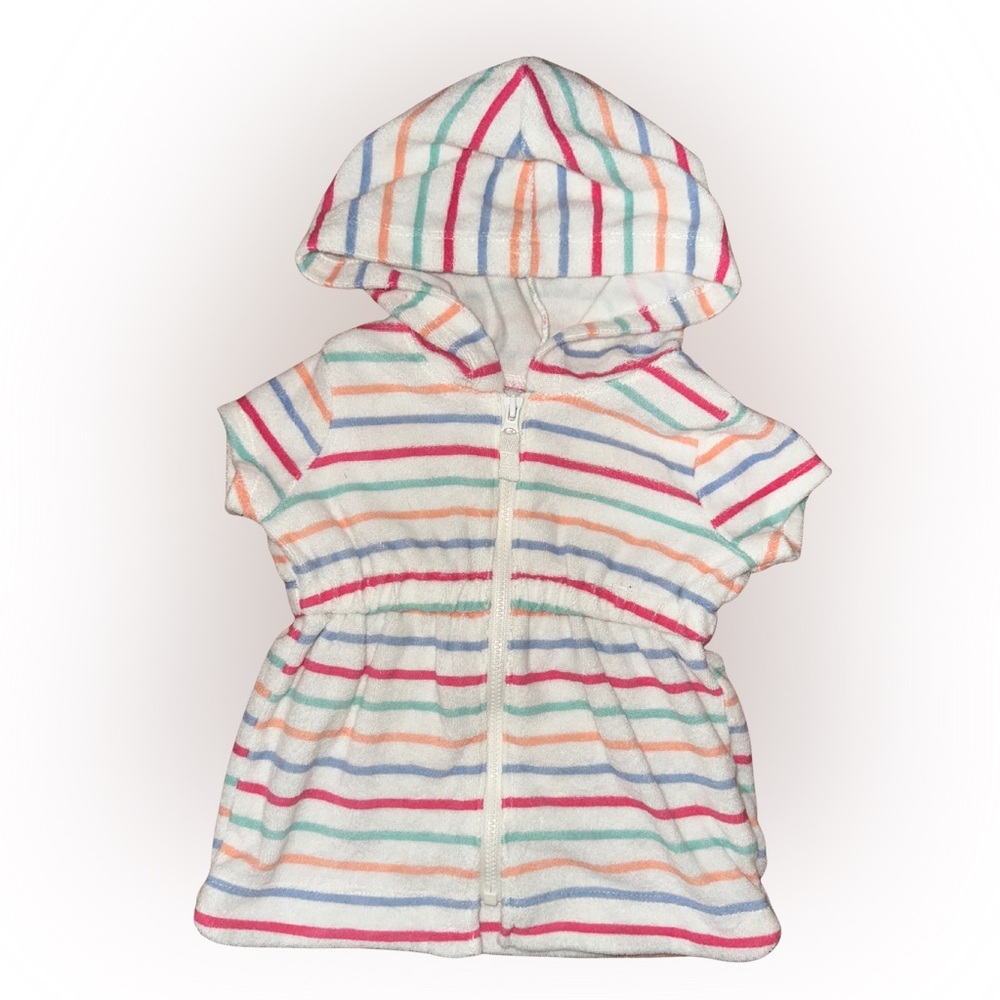 Carter's Multicolor Striped Kids Swim Coverup